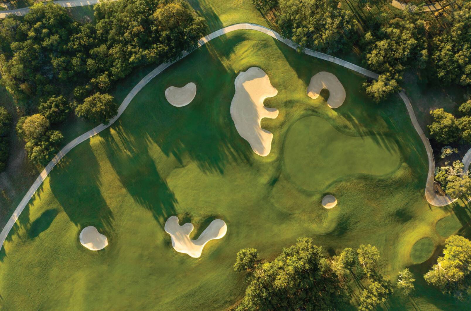 Overhead View La Cantera Golf Course