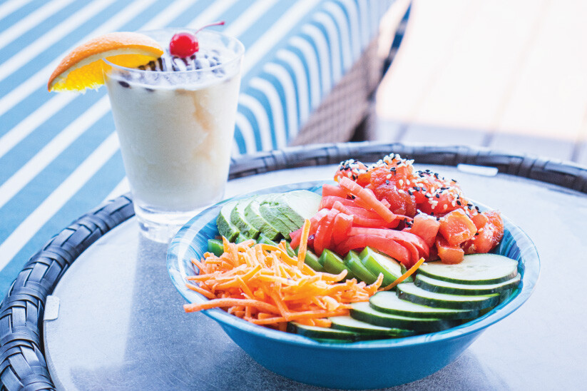 Ahi Tuna Bowl at Topaz