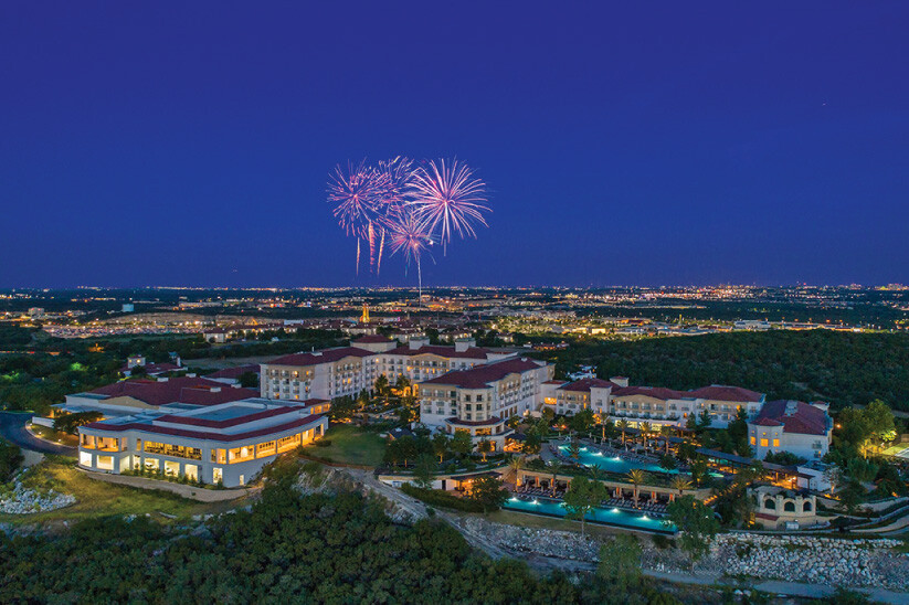 Fireworks above La Cantera Resort