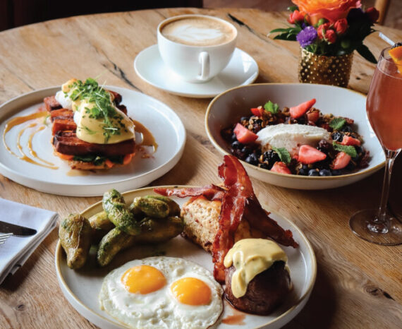 Brunch Plates at Signature Restaurant