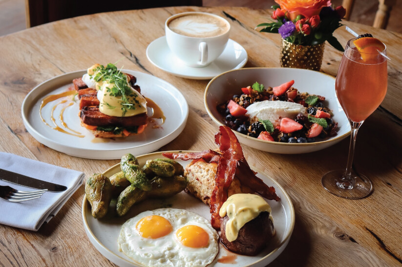 Brunch Plates at Signature Restaurant